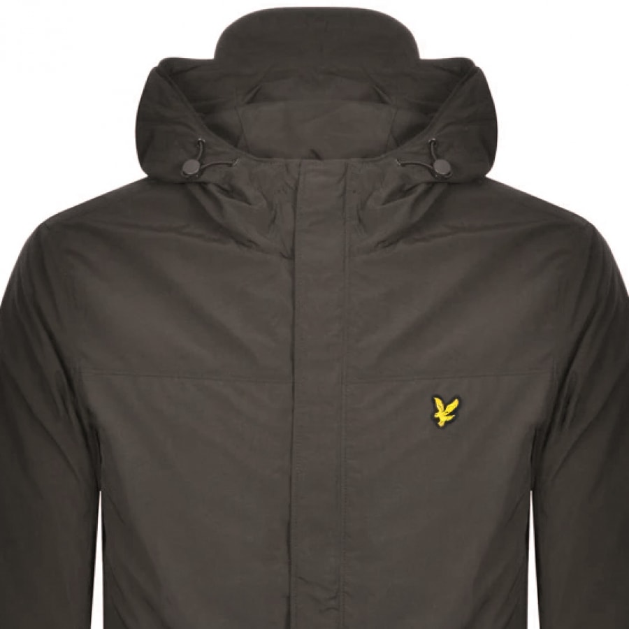 Alternative Image for ProductLyle And Scott Hooded Pocket Jacket Green2